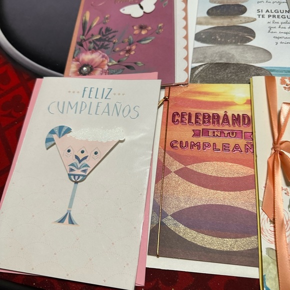 🩷5/$10    10 assorted Spanish Feliz Cumpleaños Greeting Card Set - Picture 1 of 4